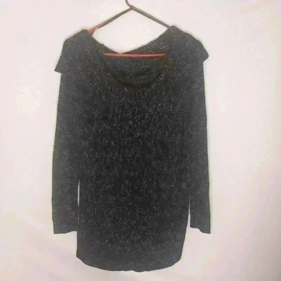 Vintage America Blues, Sweater Dress, Tunic, Black, Grey, Size L - Picture 1 of 3